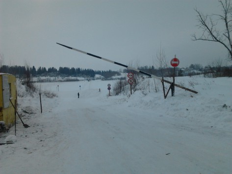 переправа в Лебяжье