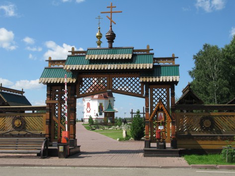 сельская церковь в Красноярком крае