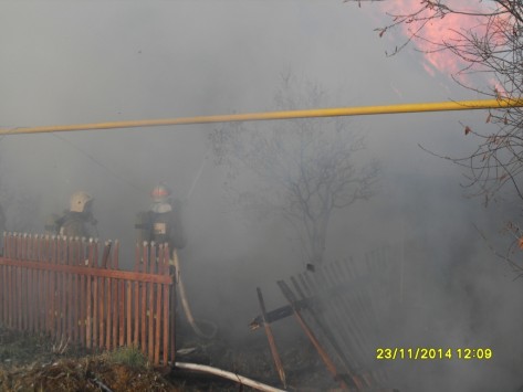 Пожар в Вятских полянах Кировской области 2
