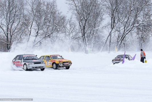 в Кировской области прошли соревнования Ледовый трек