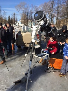 как в Кирове наблюдали солнечное затмение