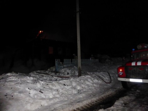 В Белой Холунице Кировской области в своем доме заживо сгорели муж и жена