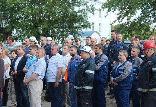 На Кировской ТЭЦ-3 открыли мемориальную доску в память тружеников тыла