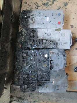 В Кирове грузовик загорелся из-за короткого замыкания в аккумуляторах