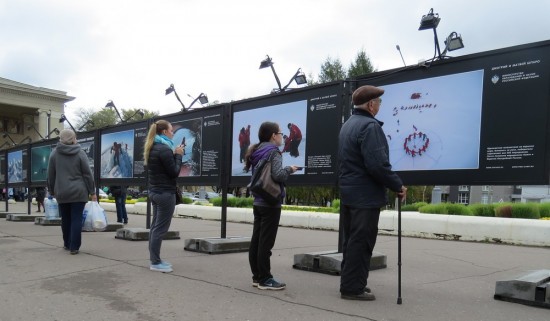 Знаменитый путешественник Дмитрий Шпаро открыл в Кирове выставку «Вызов Северному полюсу»