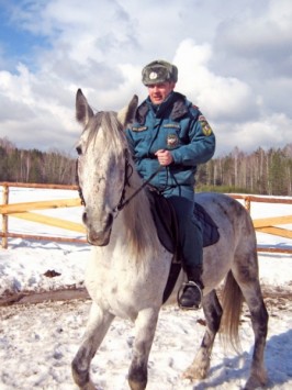 В Советске сотрудники МЧС пересели на лошадей