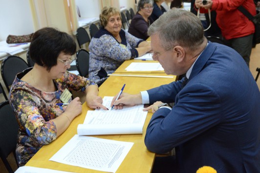 Игорь Васильев принял участие в Едином дне голосования