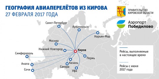Кировский аэропорт «Победилово» принял первых пассажиров из Санкт-Петербурга