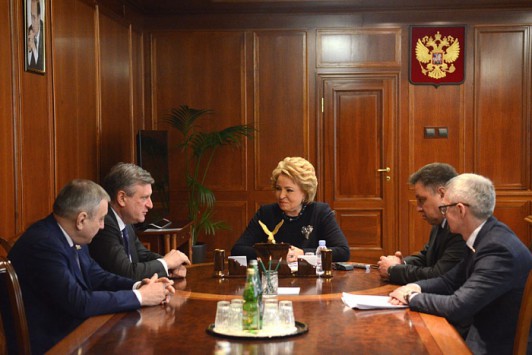 Матвиенко и Васильев обсудили вопросы социально-экономического развития Кировской области
