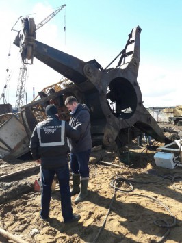 В Кирове упал башенный кран: есть пострадавший