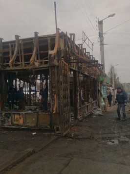 Из-за масла во фритюре в Кирове дотла сгорел павильон «Данар»