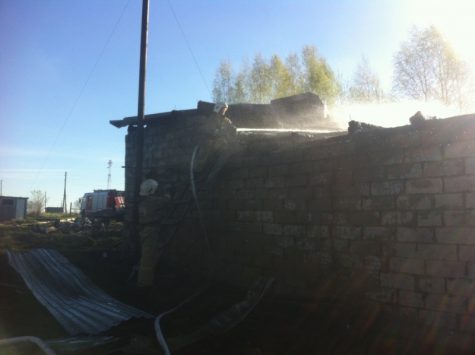 В Кирово-Чепецком районе горел цех инкубации рыбы