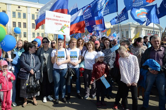 1 мая в Кирове прошло праздничное шествие‍