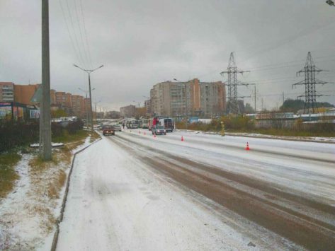 В Кирово-Чепецке столкнулись два автобуса: пострадали восемь человек