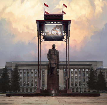 Памятник Ленину на Театральной площади предлагают опустить под землю