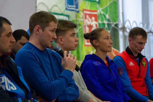 Олимпийские спортсмены встретились с юными кировчанами
