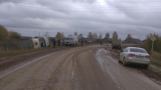 Трое мужчин пострадали в столкновении «Лады» и «Газели» в Кировской области
