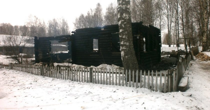 пожар в фаленском районе