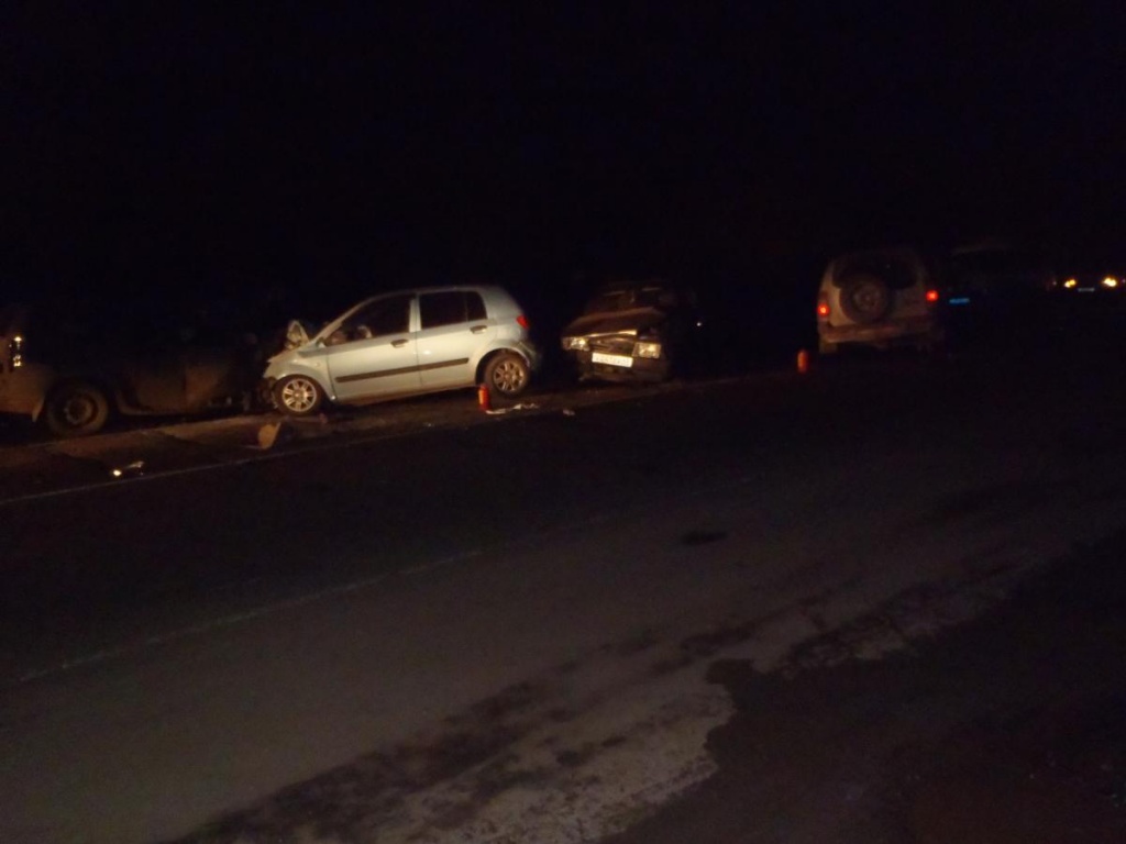 4 машины столкнулись в Кировской обалсти