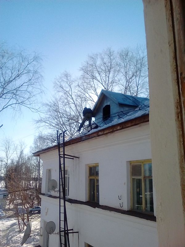снег упал в Кировской области
