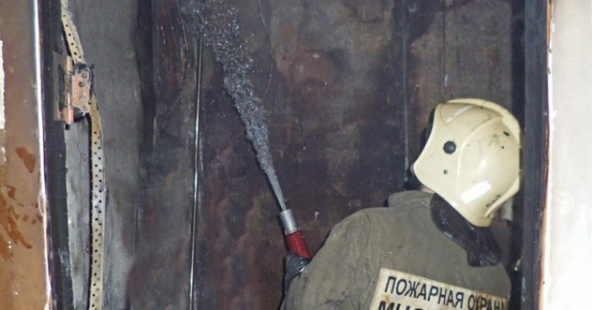 В Кирове произошел пожар в новом здании ЦУМа