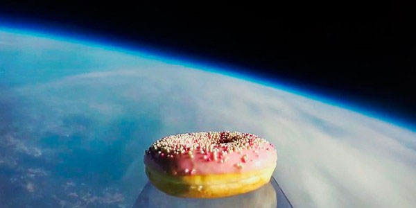 Норвежские ученые запустили в космос пончик с глазурью