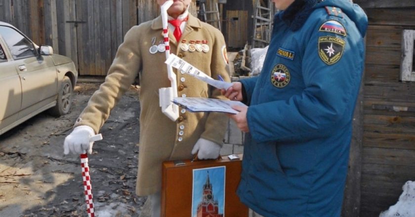 Вятский модник из Кировской области прошел противопожарный инструктаж