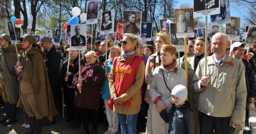 В Кирове в праздновании Дня Победы приняло участие рекордное число горожан