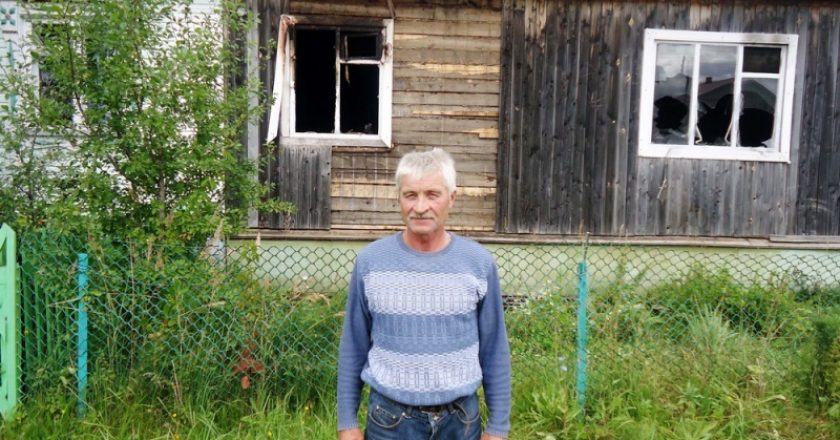 В Туже Кировской области бдительные сосед спас из огня женщину