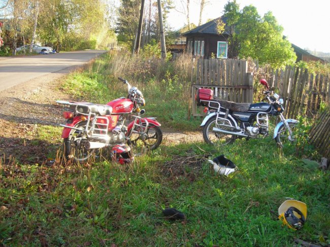 В Шабалинском районе столкнулись два мопеда: водители были пьяными