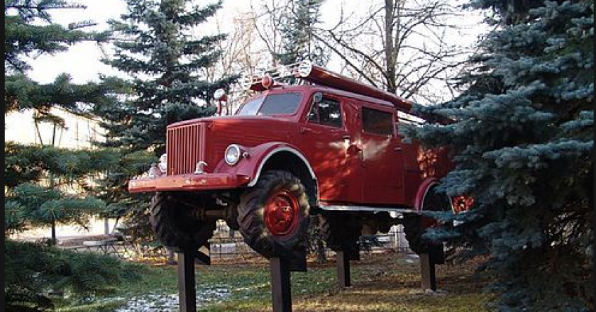 В Кировской области установят памятник пожарной цистерне