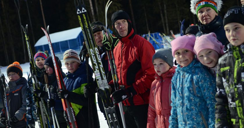 В лыжно-биатлонном комплексе «Перекоп» прошла новогодняя лыжная гонка