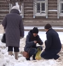 Видео: в Вятских Полянах девушка чудом избежала травм под колесами «Чери»