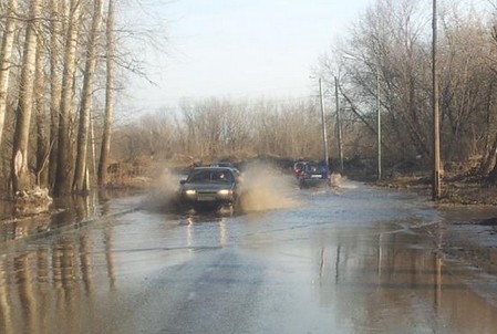 20 апреля в Кирове будет подтоплена дорога в сторону микрорайона КМДК