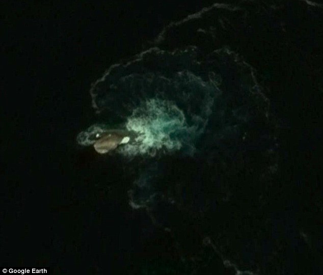 На Google-картах обнаружено гигантское неизвестное существо