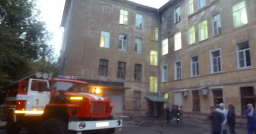 В Северной больнице произошел пожар