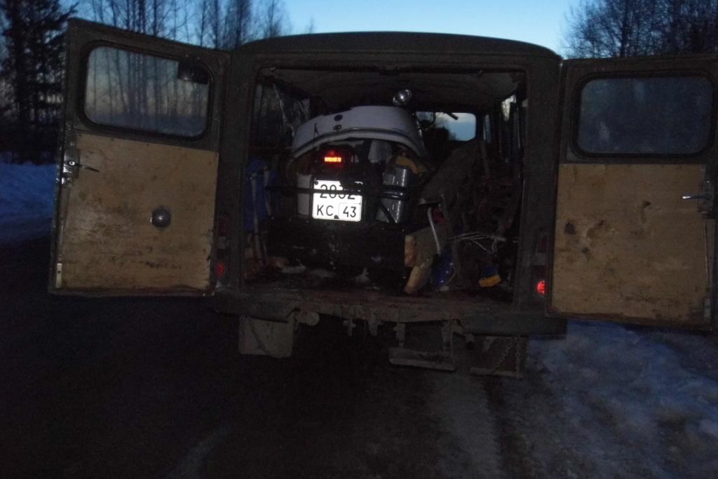 В Советском районе водитель снегохода попал в ДТП и напился