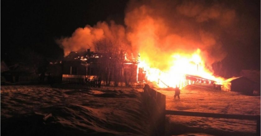 В Пижанке в пожаре сгорели четверо мужчин