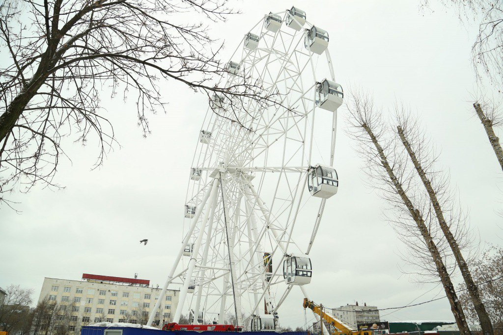 29 апреля в Кирове торжественно откроют новое колесо обозрения