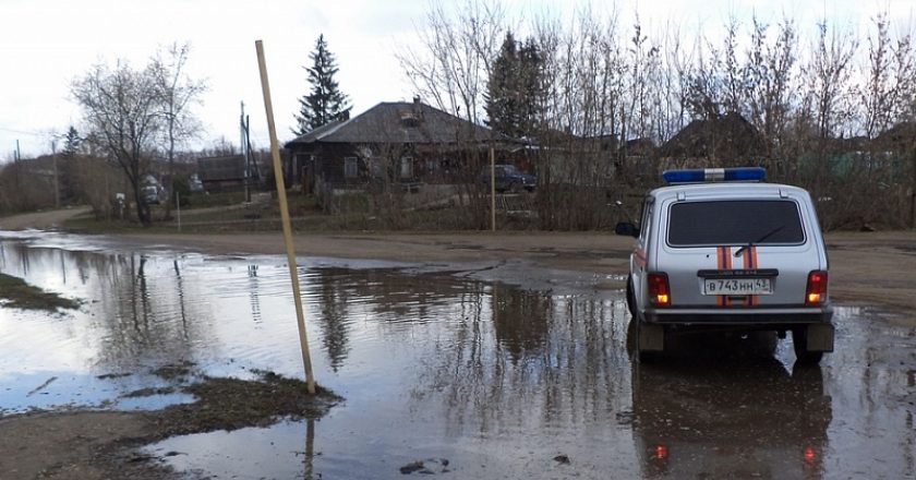 За сутки вода в Вятке поднялась еще на 29 см