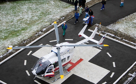 В Кирове началось строительство вертолётных площадок для санавиации