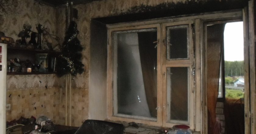 В Кирове из-за неисправного телевизора выгорела квартира