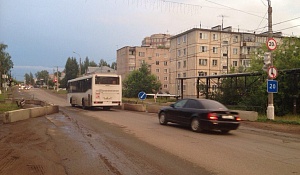 В Кирове ограничено движение через реку Чумовица