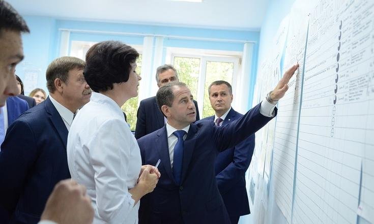 Михаил Бабич в Кирове посетил поликлинику № 7 КГБУЗ «Клинико-диагностического центра»