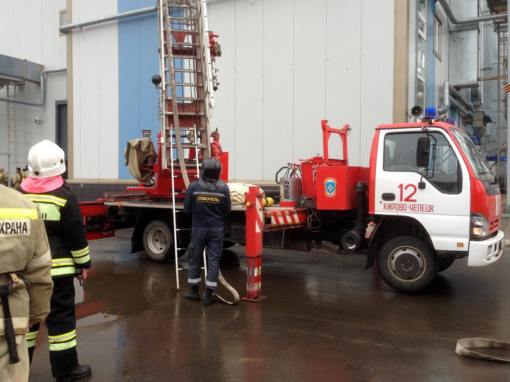 МЧС ликвидировало условный пожар на Кировской ТЭЦ-3