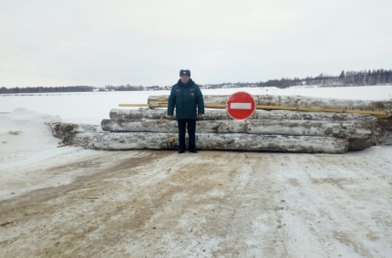 В Кировской области закрыта первая переправа