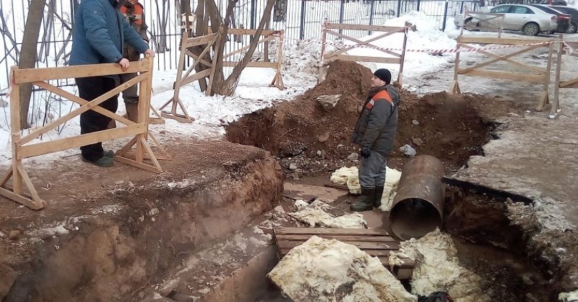 Теплоснабжение жилых домов в районе ул. Калинина и Пугачева восстановлено