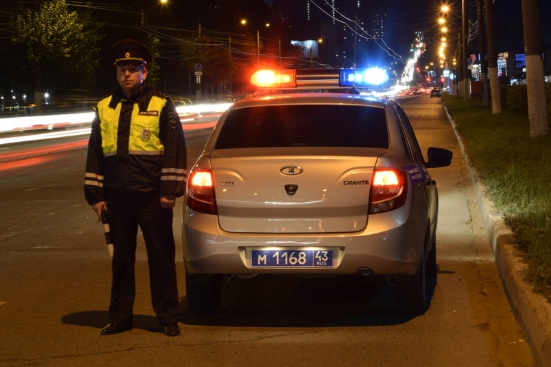 В Кирове в выходные задержали 22 пьяных водителя