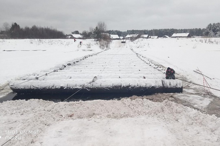 В Кировской области продолжается восстановление мостов