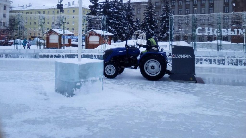 Городские катки приводят в порядок